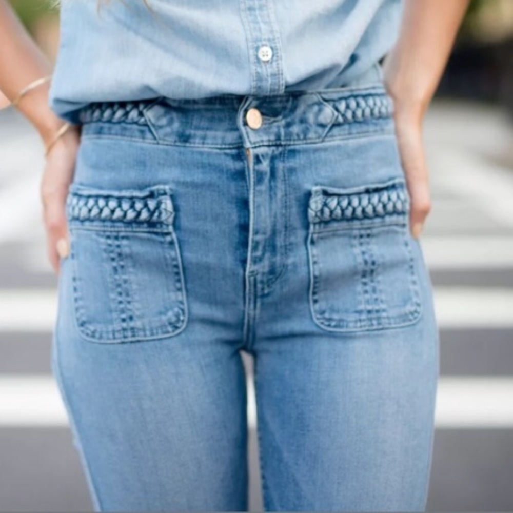 citizens of humanity braided skinny jeans